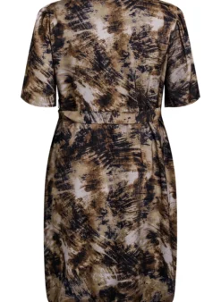 Wickelkleid mit Print