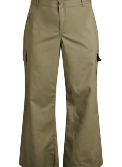 Wide-Leg Cargohose mit hoher Taille