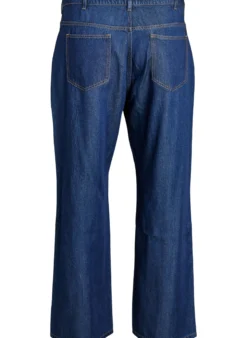 Wide Leg Jeans mit Bindegürtel und hoher Taille