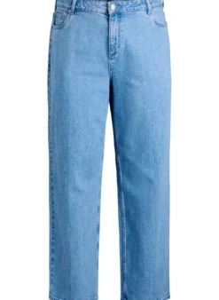 Wide-Leg-Jeans mit hoher Taille
