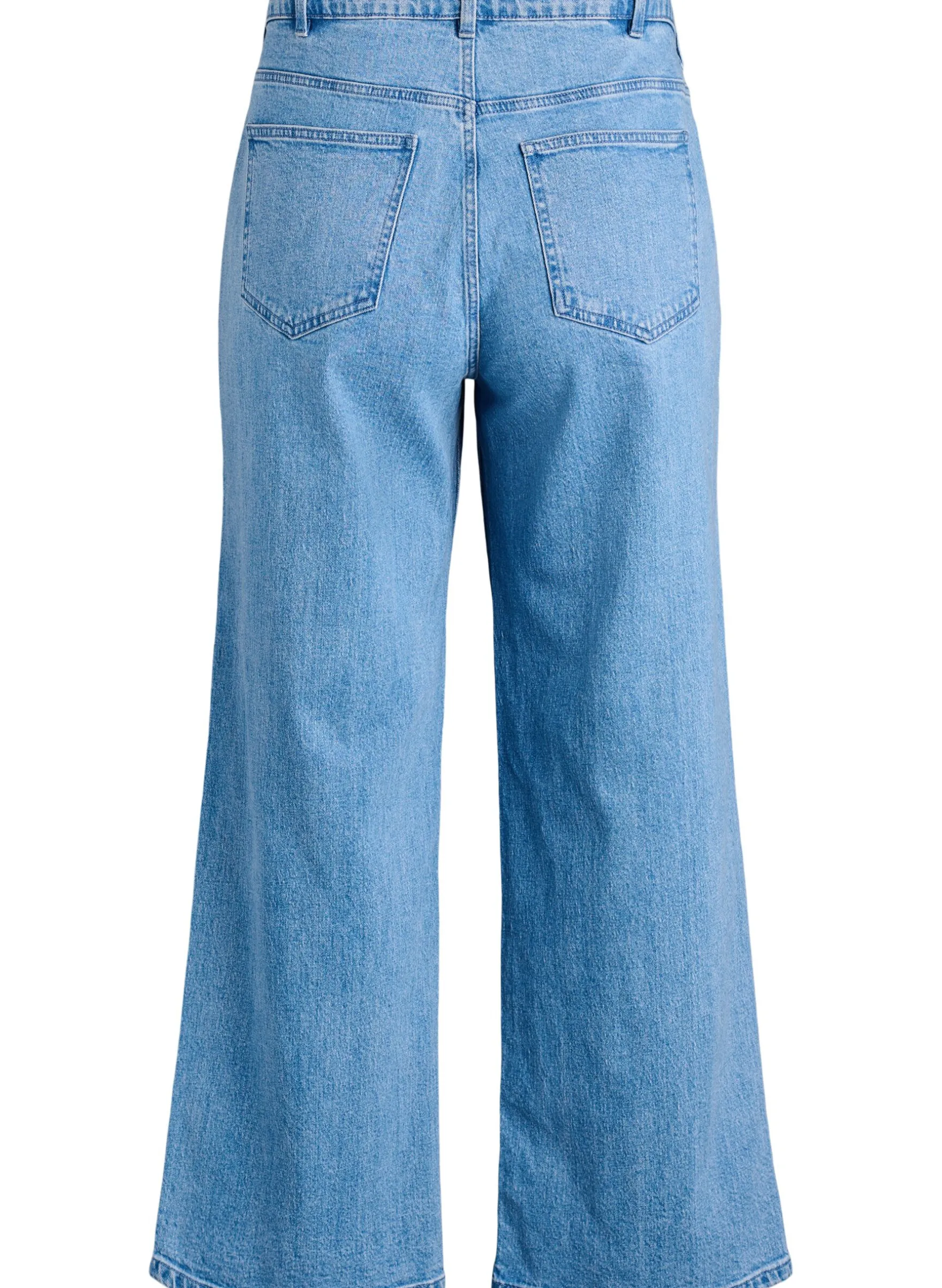 Wide-Leg-Jeans mit hoher Taille