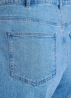 Wide-Leg-Jeans mit hoher Taille