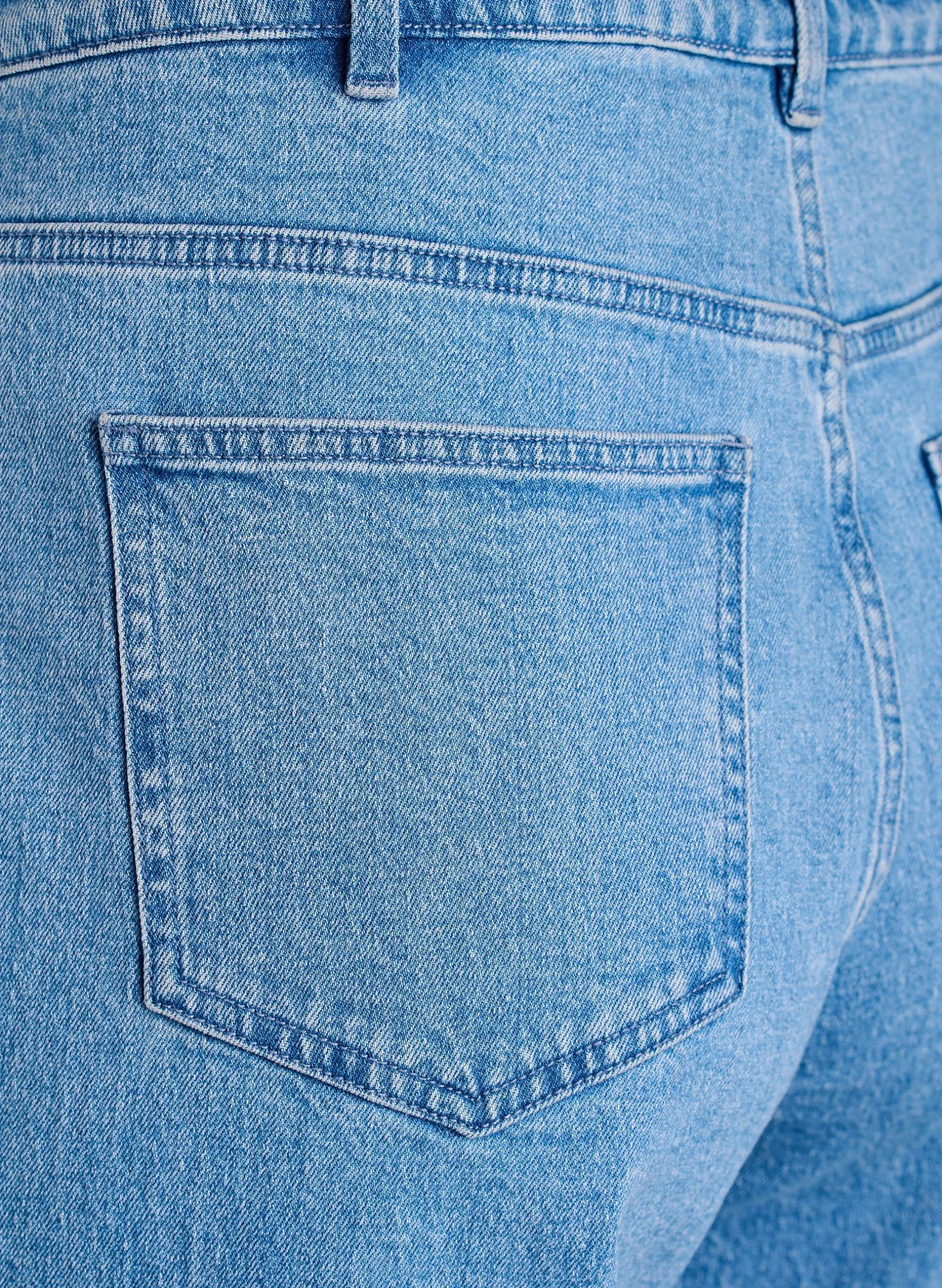 Wide-Leg-Jeans mit hoher Taille