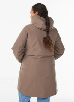 Winterjacke mit verstellbarer Taille