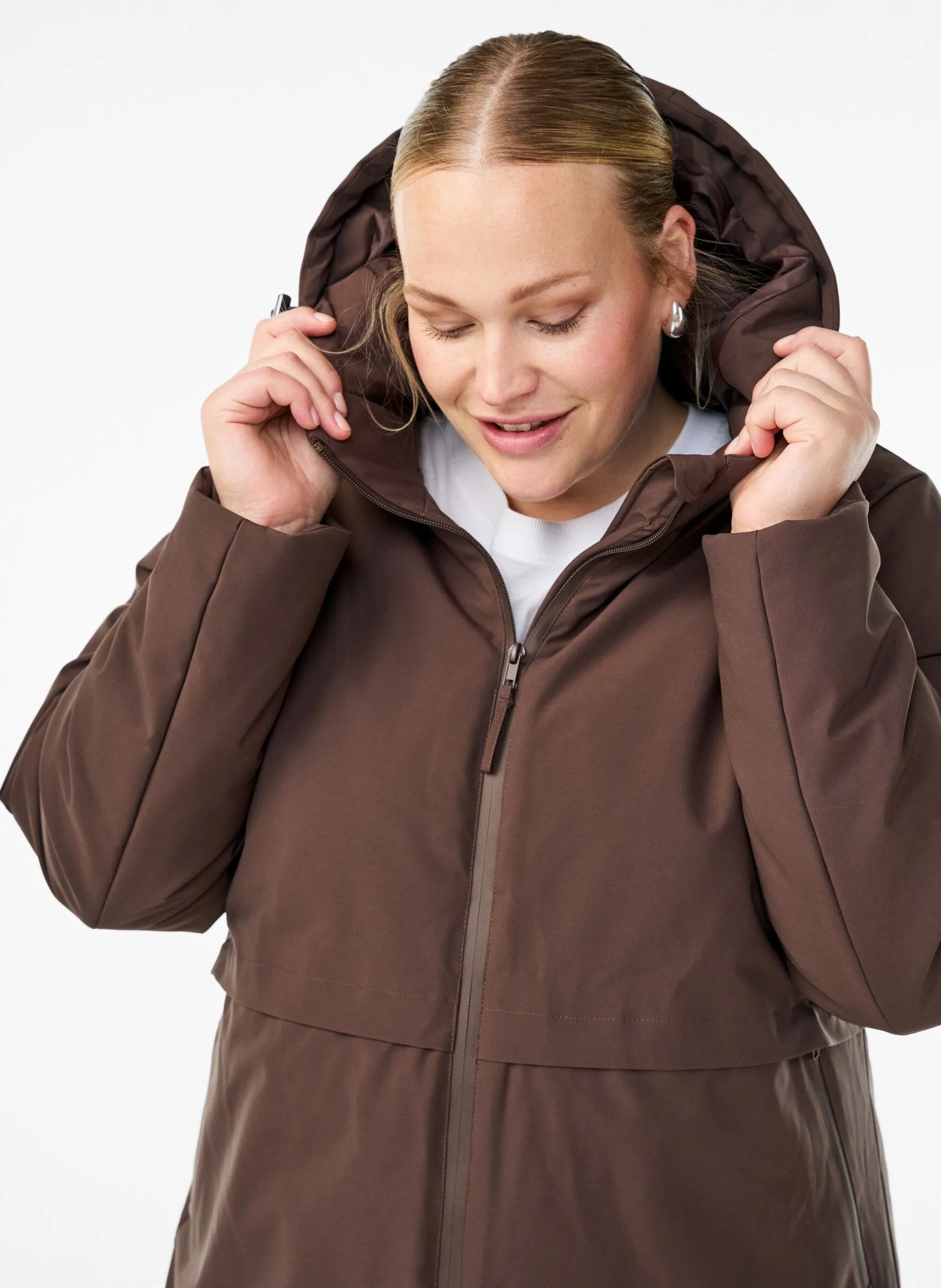 Winterjacke mit verstellbarer Taille