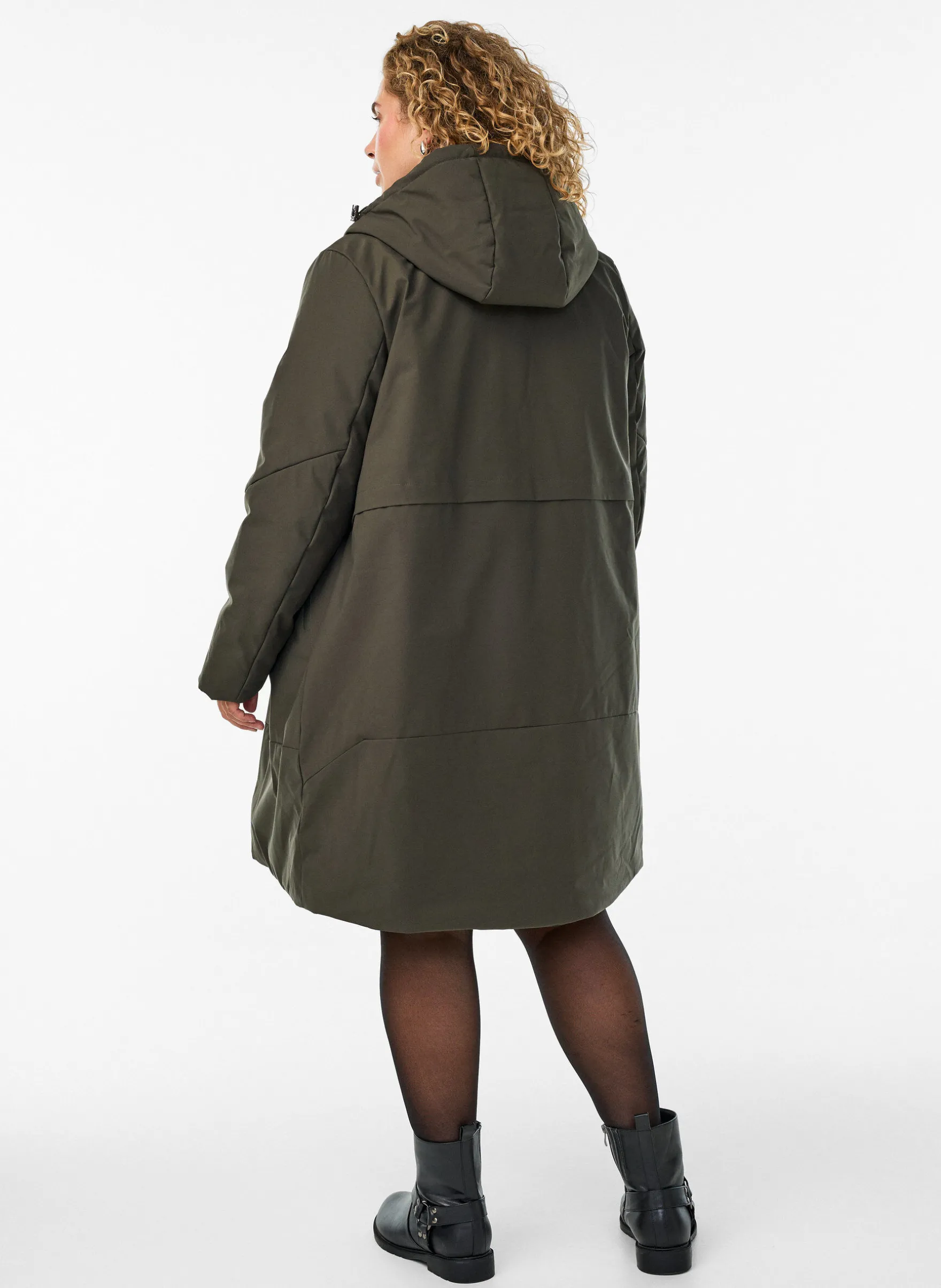 Winterjacke mit verstellbarer Taille